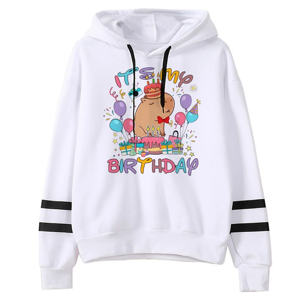 Kapibara bluzy damskie zimowe odzież polarowa hoddies kobiece odzież anime