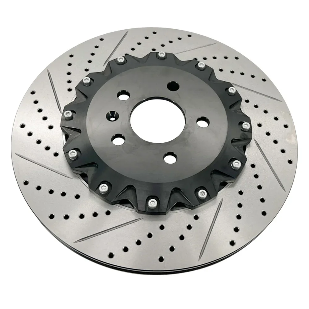 High Performance Parts Racing Brake Kit 2 Piece Big Floating Brake Disc For A8 S6 S7 A6 A7 4H0615601L 356*22mm