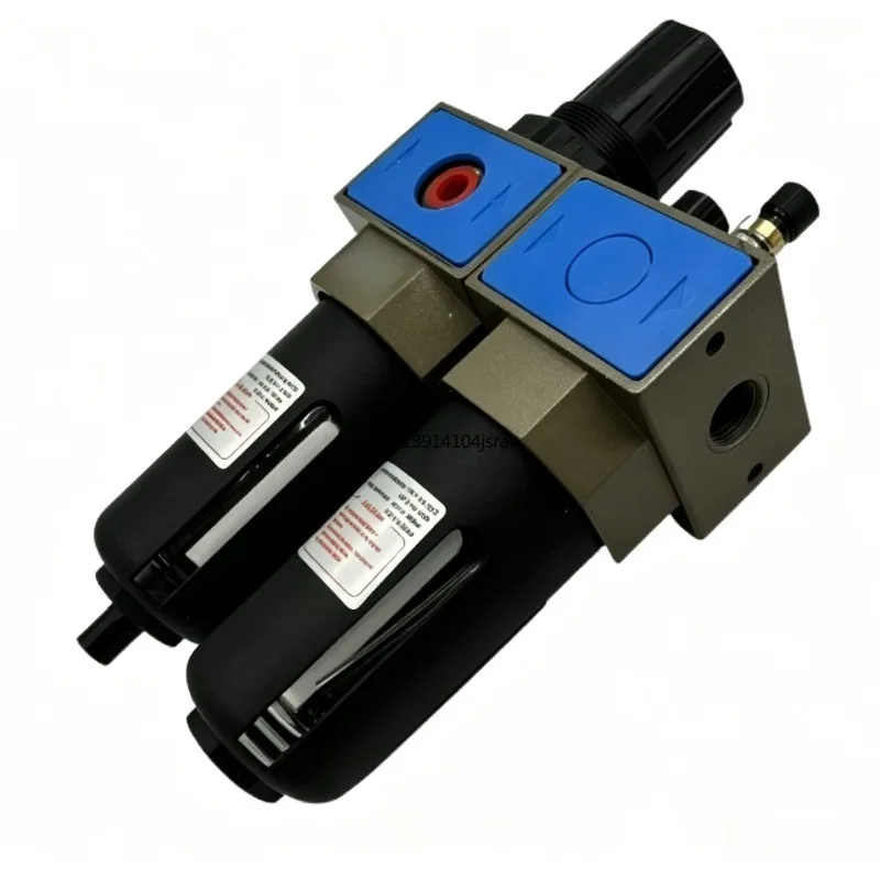 For UFR/L‑02 03 04 Pneumatic Dual Unit Oil‑Water Separator Air Source Treatment Filter Regulator Lubricator