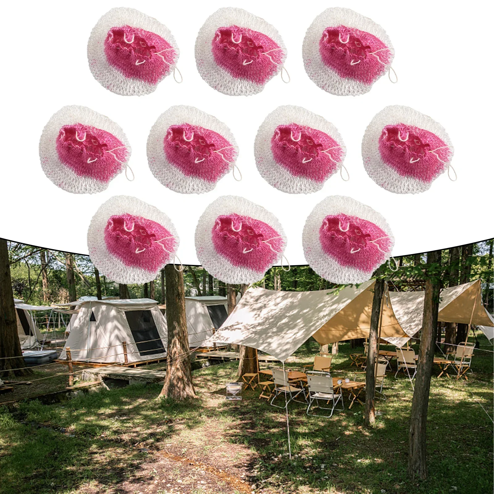 10Pcs Kerosene Lantern Light Mantle Mesh Gauze Oil Gas Lamp Mantle Cover Tools Safe Outdoor Tool Non-Polluting Light Lamp Mantle