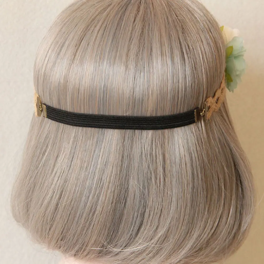 

2Pcs Bohemian Style Lace Shell Hairband Elastic Headband for Women Wedding Festival Beach Hair Accessories Woman Headband