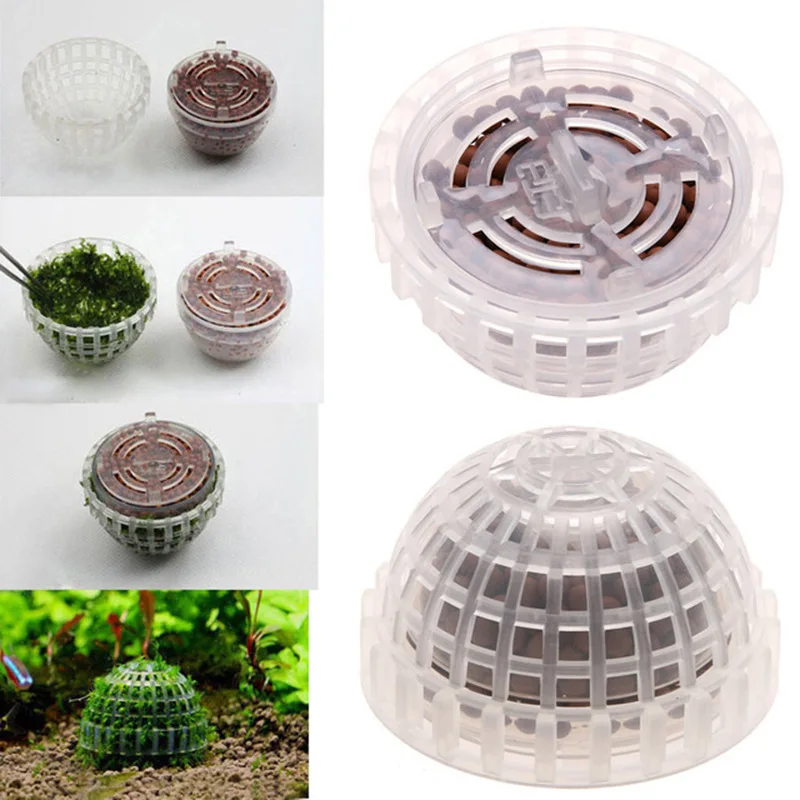 Mini Moss Ball Aquarium Decoration Plants Natural Filter for Fish Tank Shrimp Mineral Balls Ornaments DIY Aquatic Plant New live