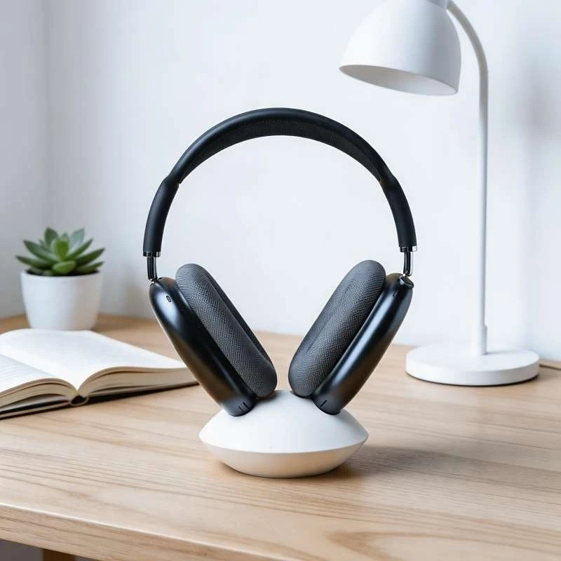 Minimalist Headphone Stand Fit Max I & II Desktop Headset Holder Sleek Design Space Saving