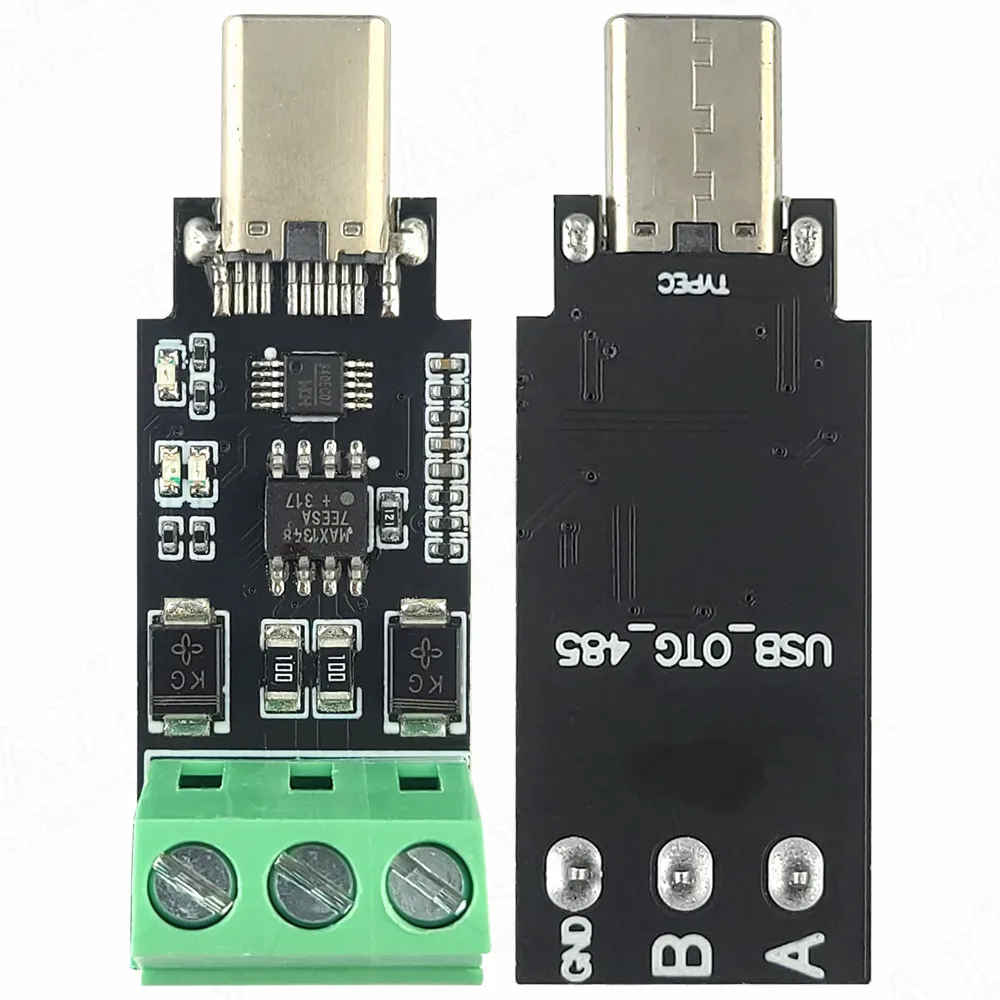 Type-C to RS485 Conversion Module for Android Serial OTG USB Type C to 485 Converter Modules 600W Protection 3PIN