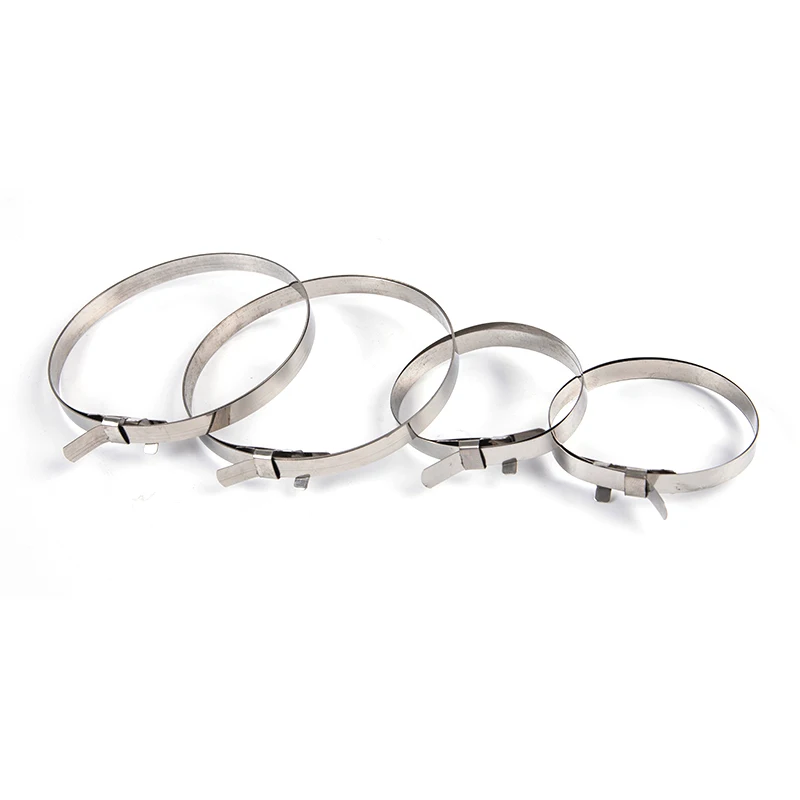 4 قطعة/الحزمة المحور CV المشتركة التمهيد كليب عدة الفولاذ المقاوم للصدأ رباط للكابل عمود الإدارة الاحتفاظ كليب السيارات تجعيد النطاقات التمهيد المشبك #1