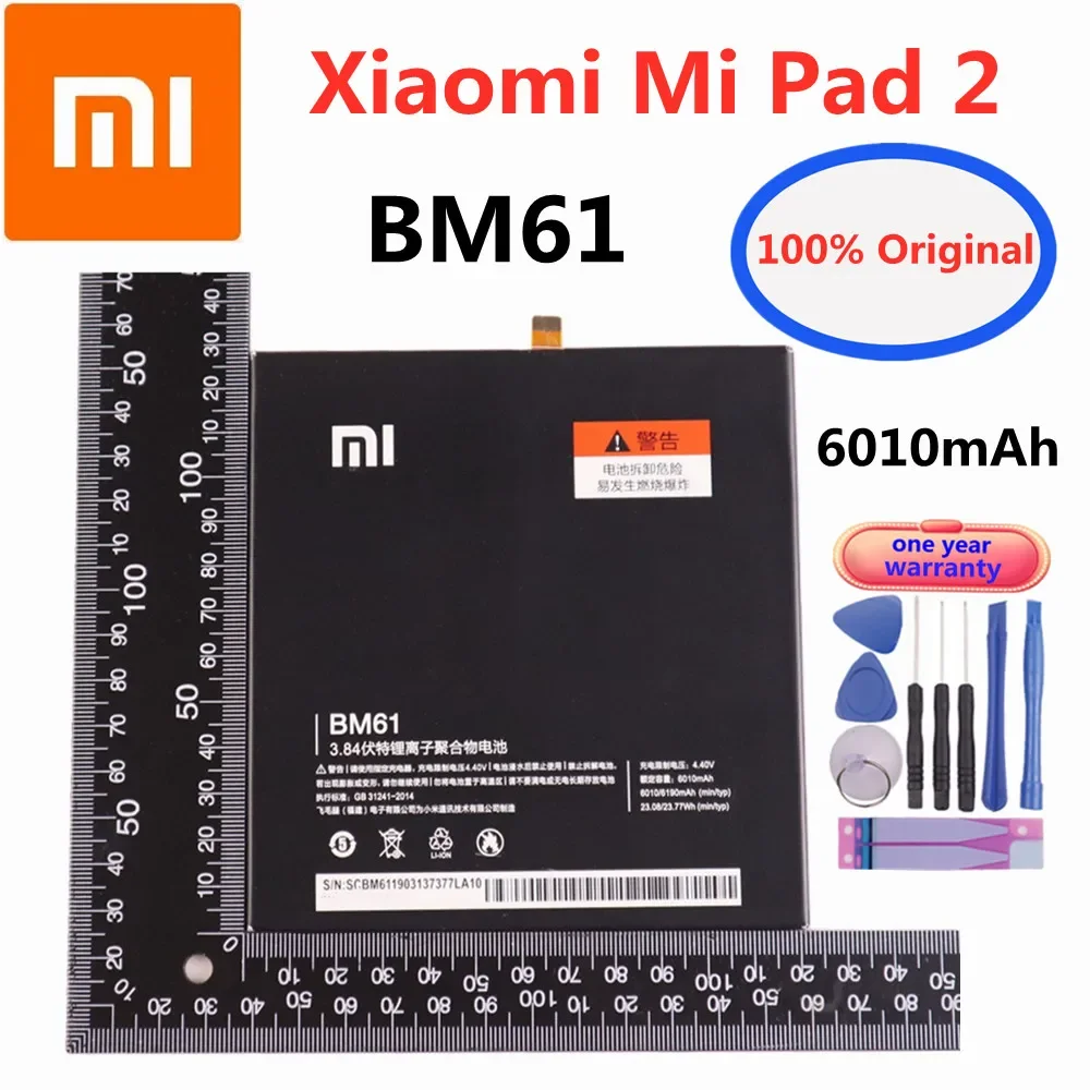 BN60 BN80 100% Orginal Tablet Battery BM60 BM61 BM62 For Xiaomi Pad 5 4 3 2 1 Pad1 Pad2 Pad3 Pad4 Pad5 Mipad 1 2 3 4 5 Battery