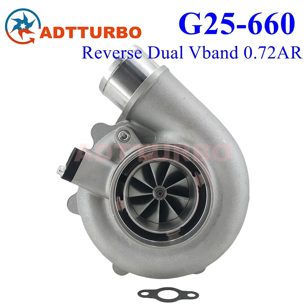 

Turbocharger G25 G25-660 V Band 0.72AR Supercore 871389-5010S 877895-5005S Turbo Ball Bearing Performance Turbine 350 - 660hp