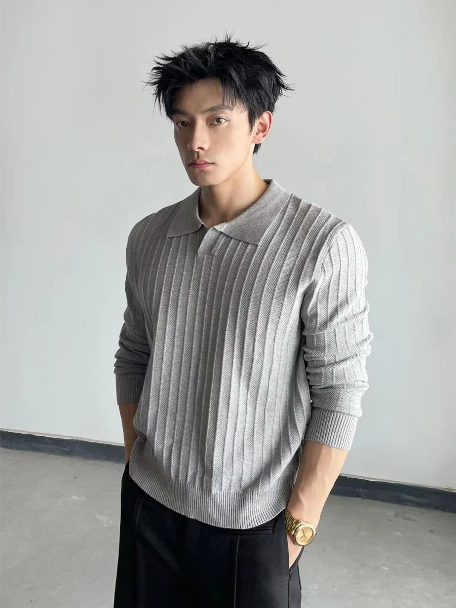 

Autumn Winter Men's Knitted V-Ne Cardigan Casual Warm Color Outerwear Comfortable Polyester Fiber Regular Fit Spring ...