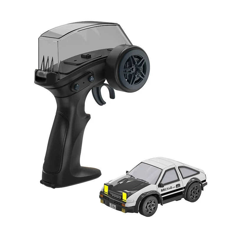 AE86 Remote Control Car 1:64 Mini 2.4G Racing GTR Drift Car Light Electric Nostalgic Children's Toy Car Gift view 5