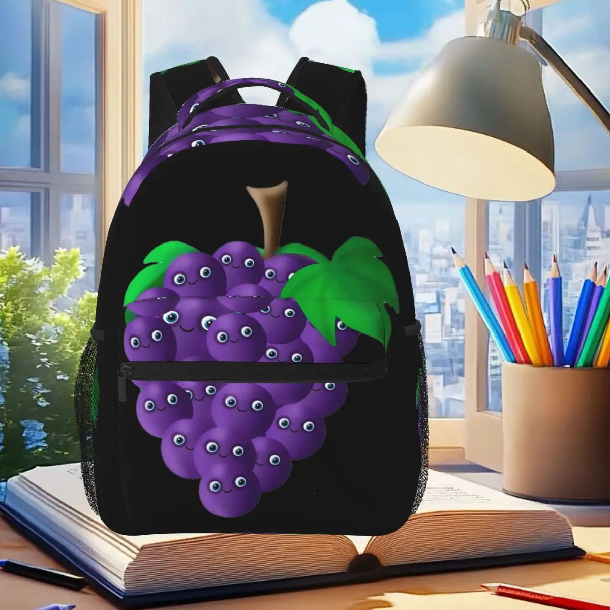 

They Are Grapes Student Backpack School Bag Hiking Travel Daypack for Men Women Fashion Bookbag Shoulder Bags