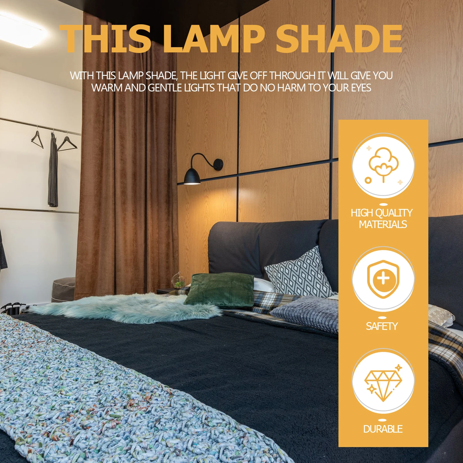 

Retro Lampshade Cylindrical Table Light Cover Round Hollow Metal Decorative Dustproof Home Night Lamp