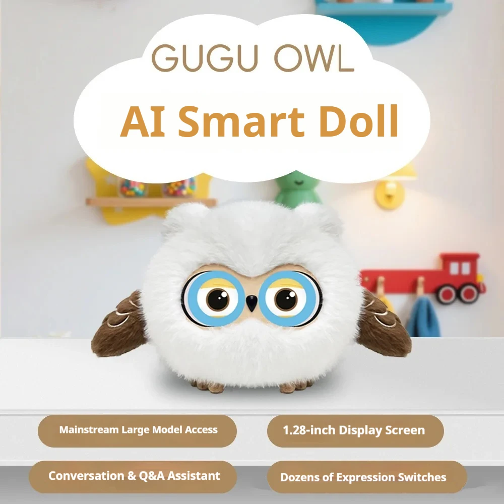 

Ai Robot Intelligent Interactive Plush Owl Doll Quick Response Toys For Children Early Education Companion Toy