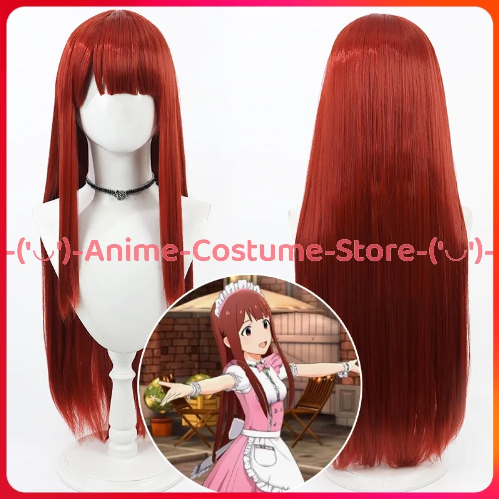 

Idolmaster Suou Momoko Косплей Парик Аниме Игровой Персонаж Хэллоуин Карнавальный Костюм Парики Термостойкие Синтетические Волосы
