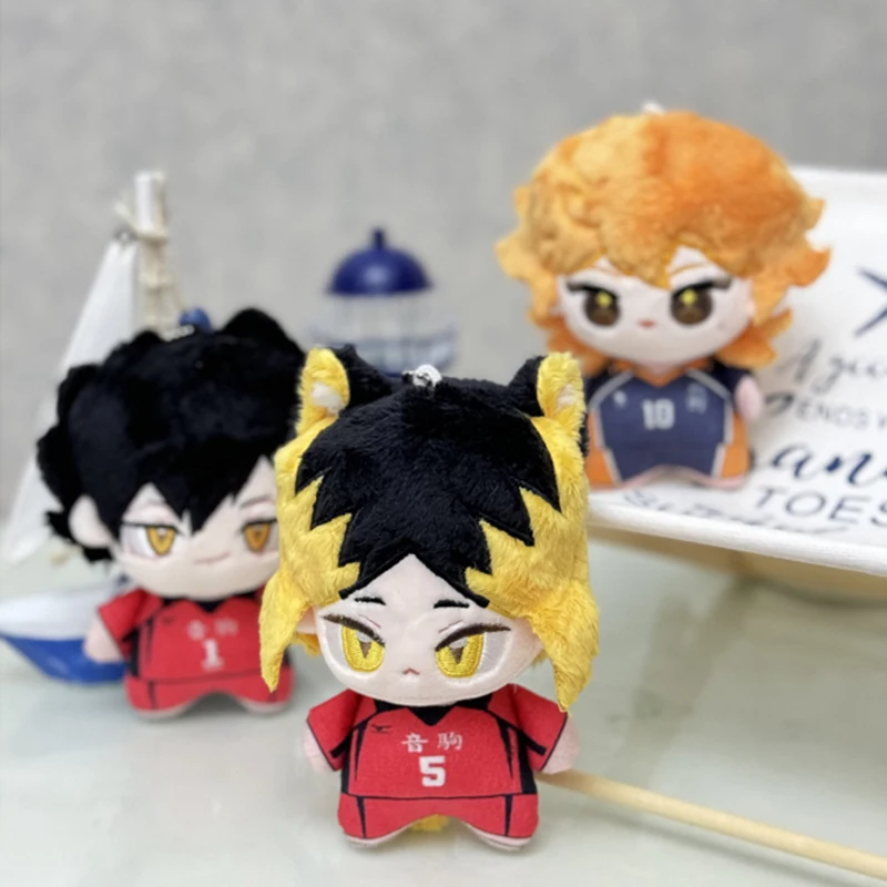 1 Stück 12CM Kawaii Baumwolle Puppe Verteilung Plüschtiere Anime Hinata Shoyo Tobio Kageyama Sugawara Koushi Kei Tsukishima Plushie Puppe – Detail 4