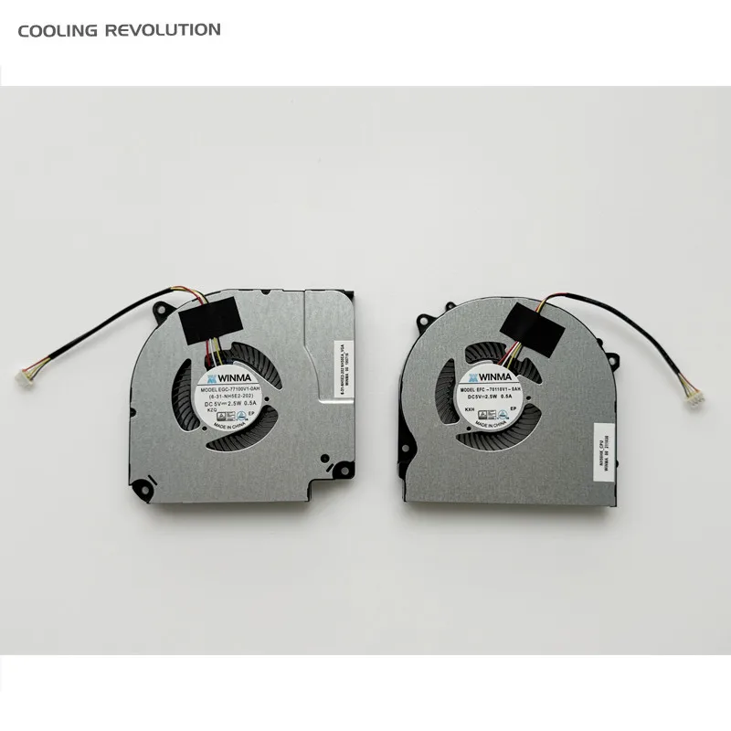 

New Original Laptop GPU Cooling Fan For WINMA MODEL EGC-77100V1-0AH 6-31-NH5E2-202 DC5V 2.5W 0.5A NH60EA-VGA EFC-70110VA-0AH CPU