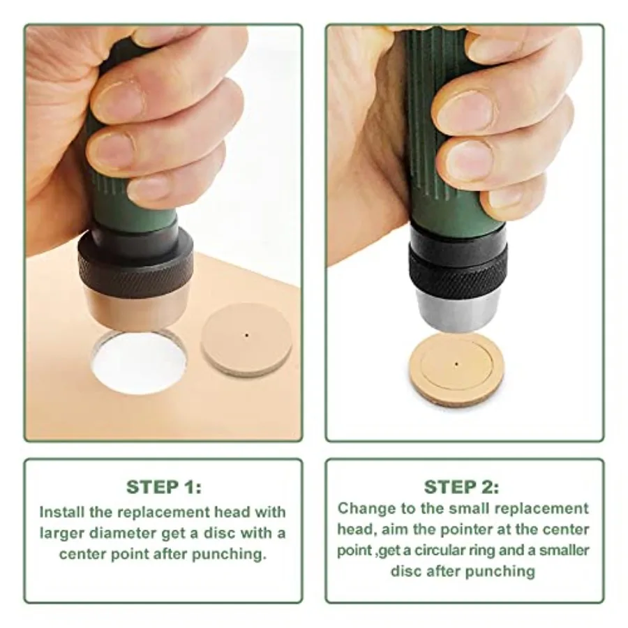 مجموعة خرامة حشية 12 في 1 مع خرامة ثقب جلدية حادة مجموعة ثقب مجوفة لصناعة الجلود 3 16 بوصة إلى 11 4 بوصة مجموعة ثقب #5
