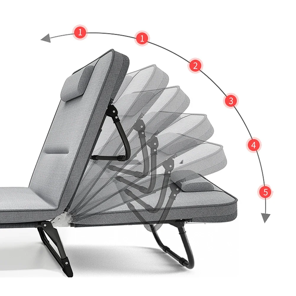 Складное кресло для отдыха, офисное кресло для сна, складная кровать и диван, кресло для отдыха двойного назначения, удобное и прочное кресло для