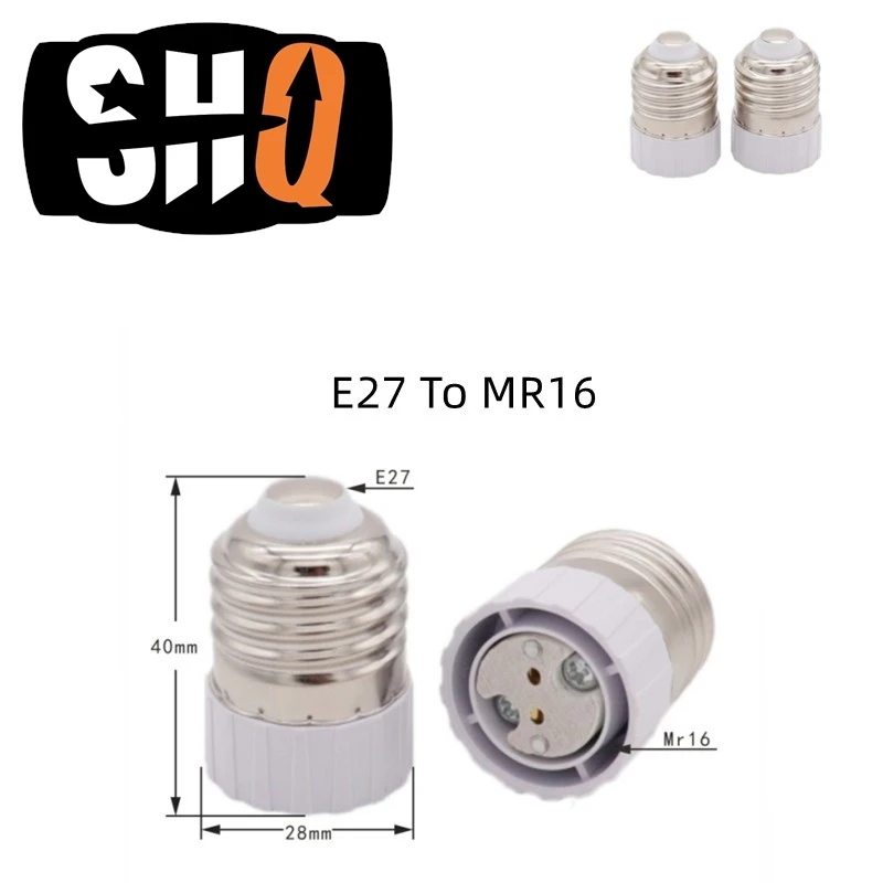 E27 to MR16 Base Converter E27 lamp holder Adapter Screw Socket E27 to GU5.3 G4 For LED Corn Bulb light Male to Female New 2024