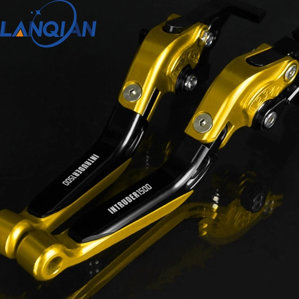 

Motorcycle Adjustable Brake Clutch Lever CNC Foldable Extendable Accessories FOR SUZUKI INTRUDER 1500 1998-2004 1990 1991 1992