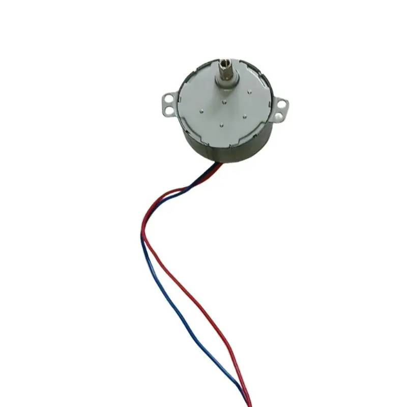 1 pçs 49tyj 220v 4w pólo de garra ímã permanente porta plana motor síncrono para balançando cabeça ventilador peças do motor ventilador elétrico