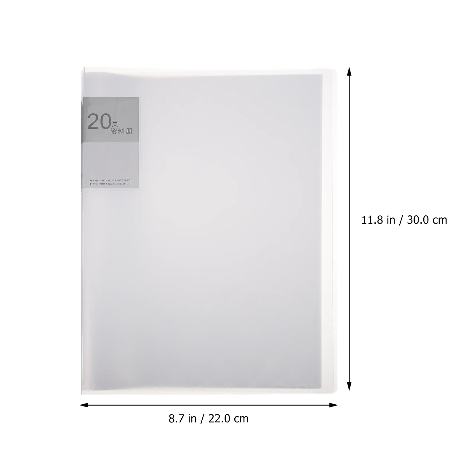 

A4 Plastic File Folder Lightweight Design 20 Separate Films Expanding Document Organizer Multi- School Supplies