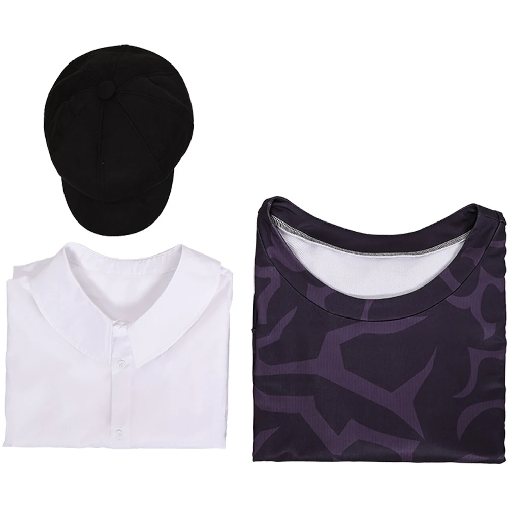 2025 الكرتون شيطان هنتر من KPop تأثيري ساجا بنين طفل قميص هوديي قبعة الملابس حفلة تمويه هالوين طقم ملابس الدعاوى