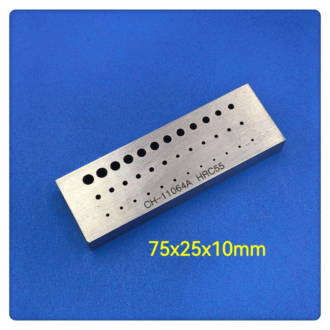 36Holes Steel Plate Drilling Twisting Drill Carving Block Hole Punching Board Watch Repair Tool Accessory Watchmaker 7.5x2.5x1cm