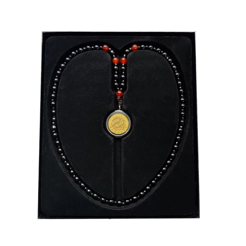 

CAMAZ Chinese Loong Pendant Necklace Black Jewelry