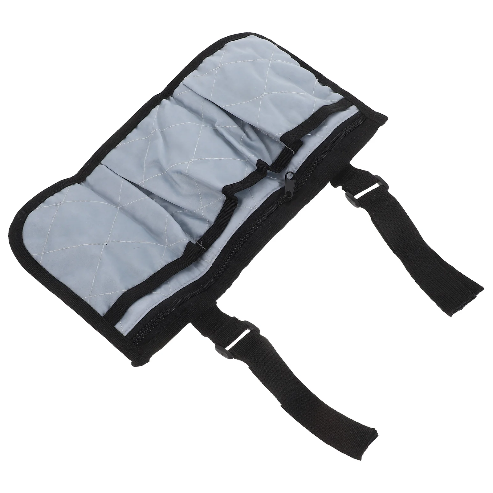 

Multifunctional Hanging Bag For Wheelchair Scooter Stroller 3 Pockets Adjustable Straps Durable Fabric Storage Organizer
