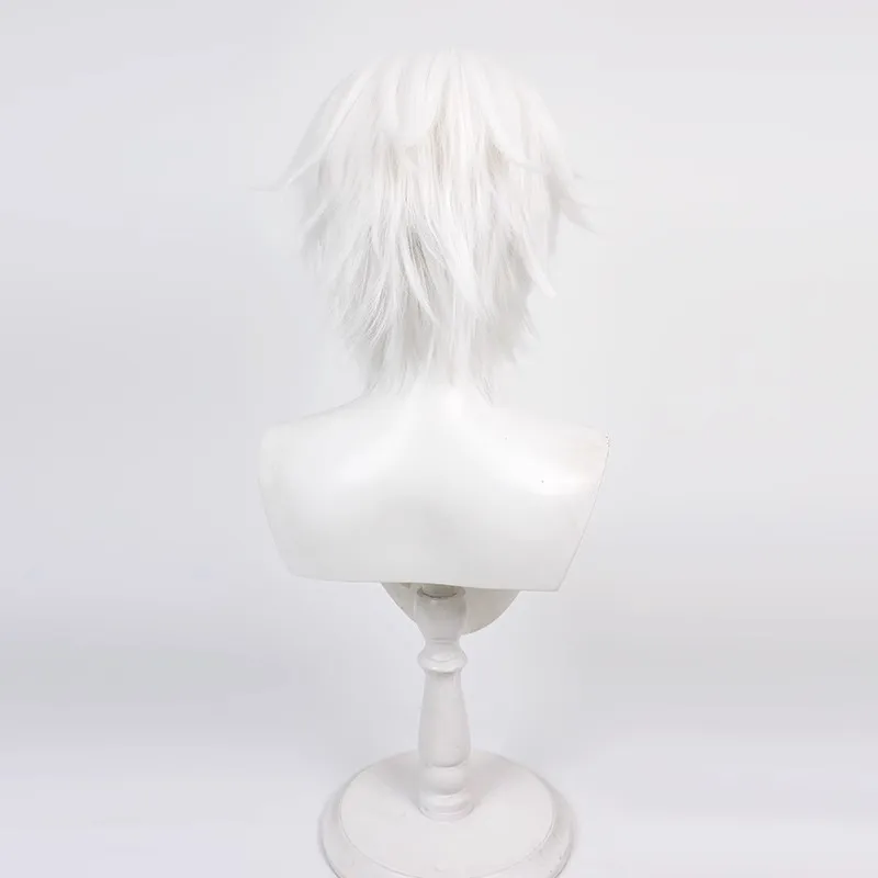 Calabi-Yau Letter cosplay wig white spiky teased roots Halloween gift