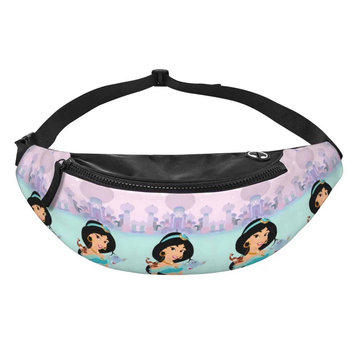 

Милая мультяшная поясная сумка Аладдин для женщин и мужчин, кроссбоди, для путешествий, походов, телефона и денег
