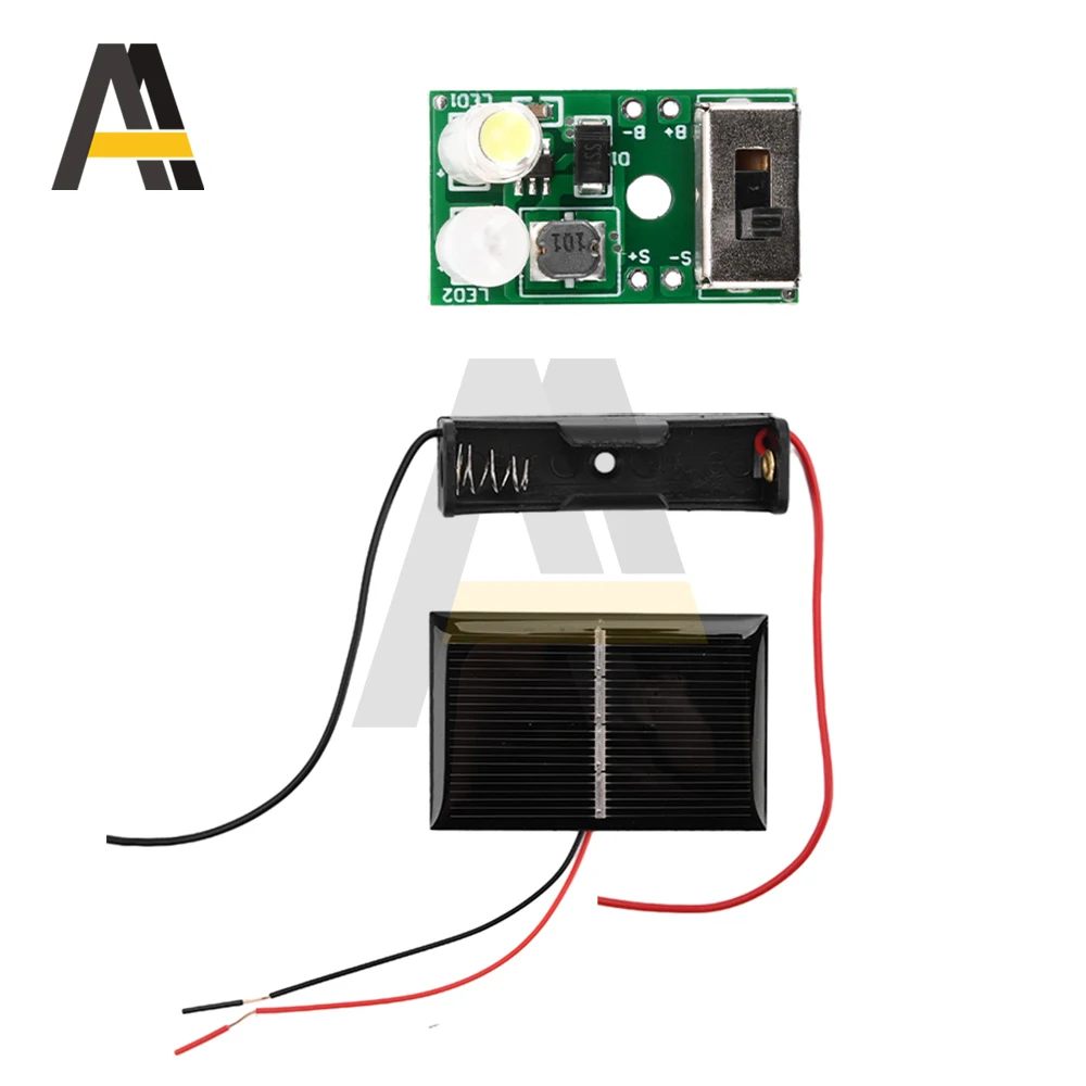 Solar Light Circuit Board Kits with 2V solar panel 1.2V Nickel Hydrogen Battery Controller Circuit Board Control  for lawn light