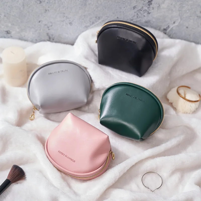 PU-Leder tragbare Mund roter Umschlag Schmuck Aufbewahrungstasche Make-up-Tasche multifunktionale Mini-Geldbörse