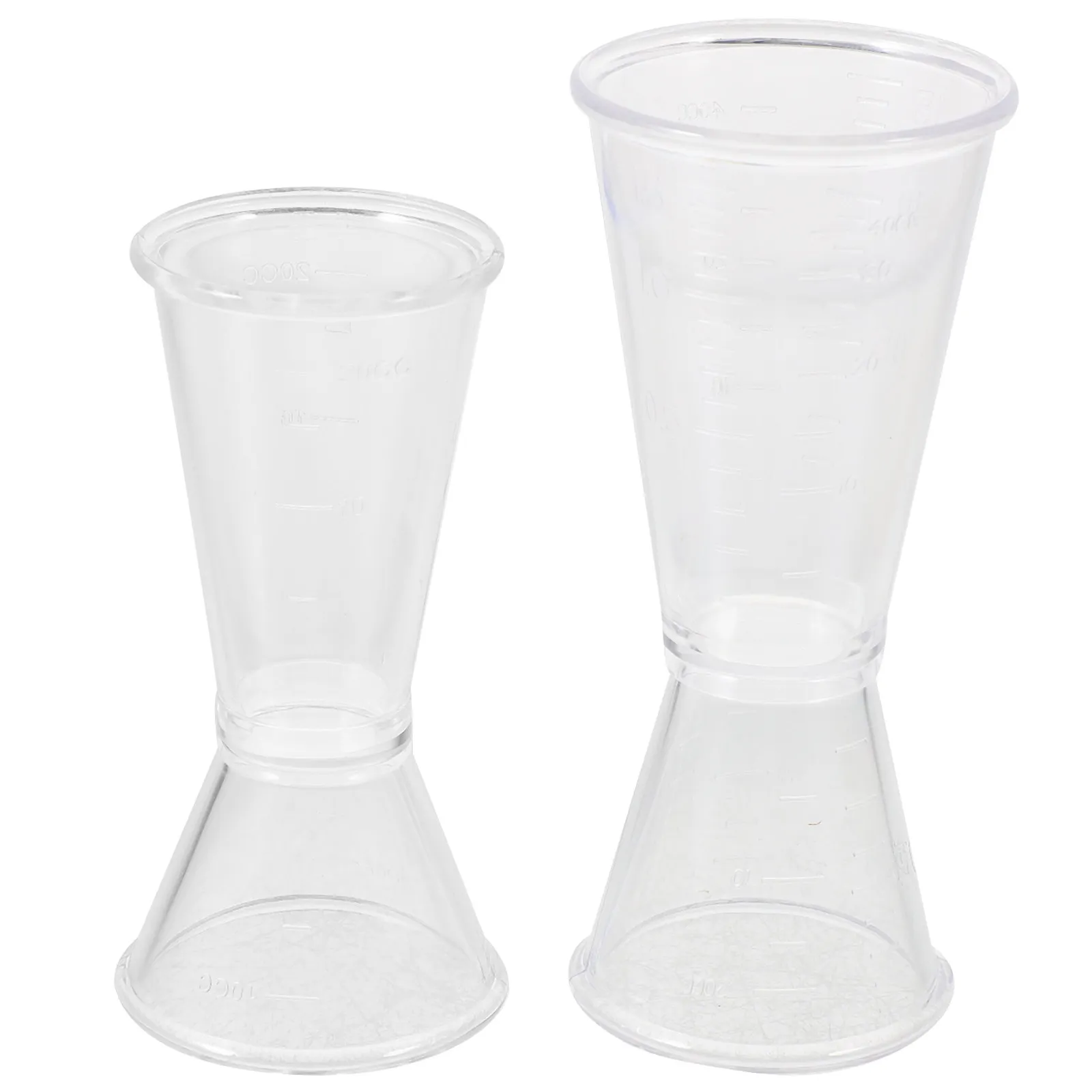2Pcs Bartending Jigger Dual End Resin Cocktail Measuring Cup Precise Measurement Tool Bar Jigger Shot Measure Device