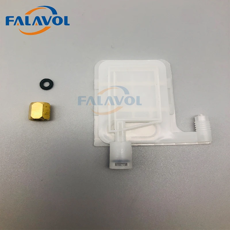 FALAVOL 10 adet mürekkep damperi ile Epson DX4/DX5/XP600/TX800 UV/eko-solvent yazıcı için Mutoh Galaxy Xuli yuvarlak ağız