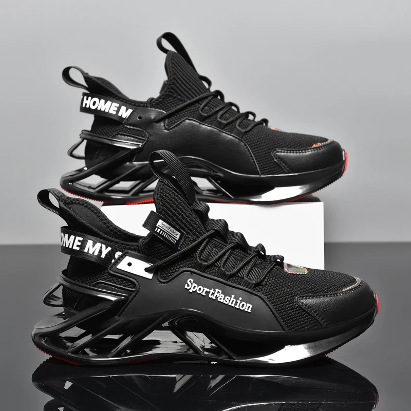 Men's Shoes, Sports Shoes, Men's New Breathable Men's Ultra-Light Shock-Absorbing Running Shoes, Men's Basketball Shoes, Mesh Casual Shoes