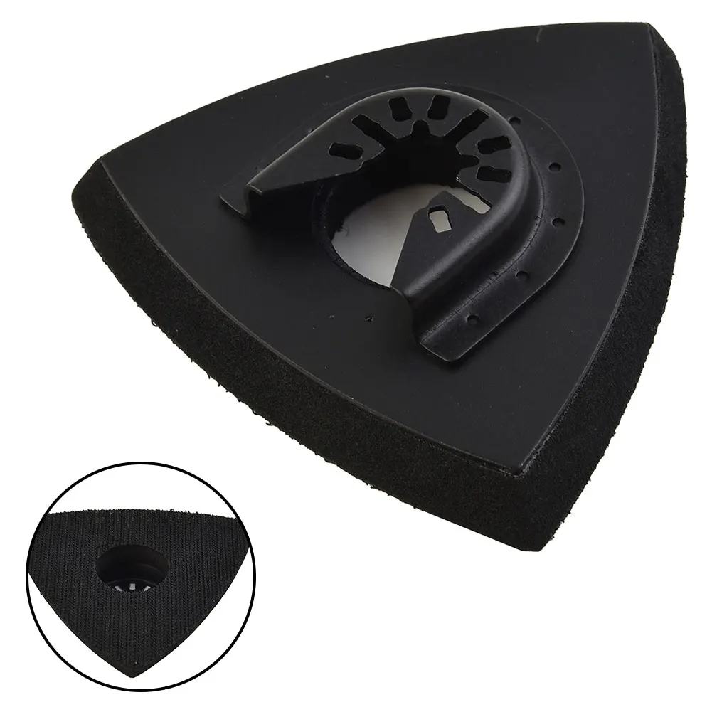 Triangular Multi Tool Sanding Pad Loop Hook Sandpaper Quick Release Oscillating Power Tool Polishing Wood Metal Abrasive Tool
