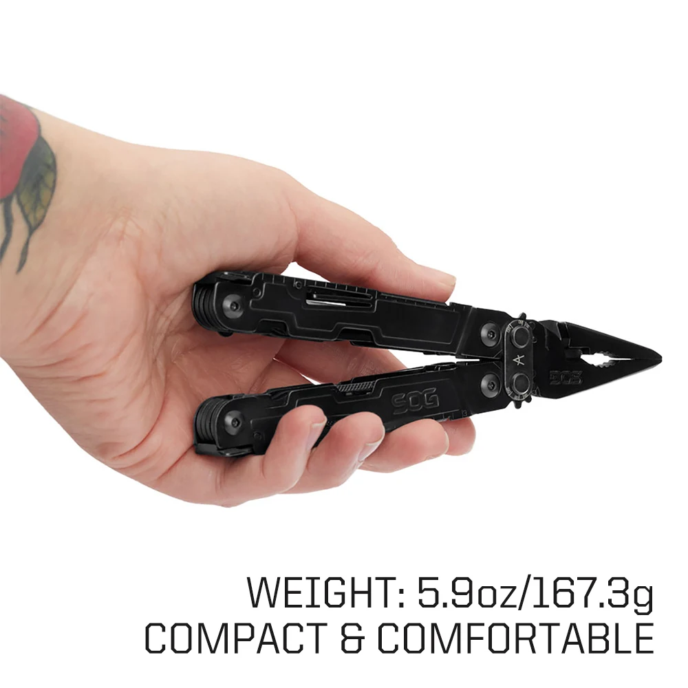 SOG 18 In 1 POWERACCESS Portable Multi-tool Pliers Pocket Knives Tactical Gear EDC Lightweight Outdoor Camping Survival Tools