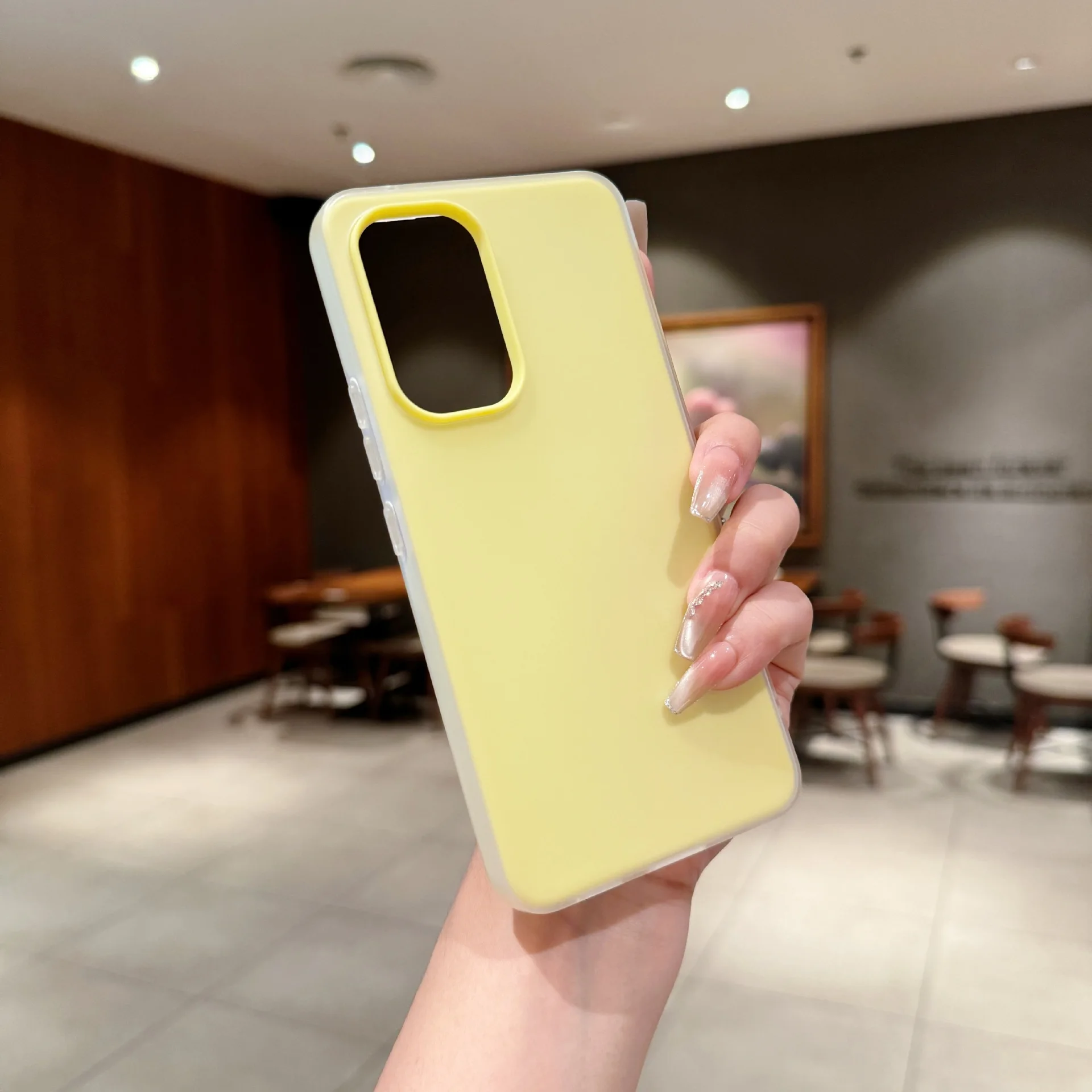 Für Galaxy S26 Ultra Jelly Handyhülle, zwei-in-eins, bonbonfarbenes TPU, A17, bemalbares Material – Detail 5