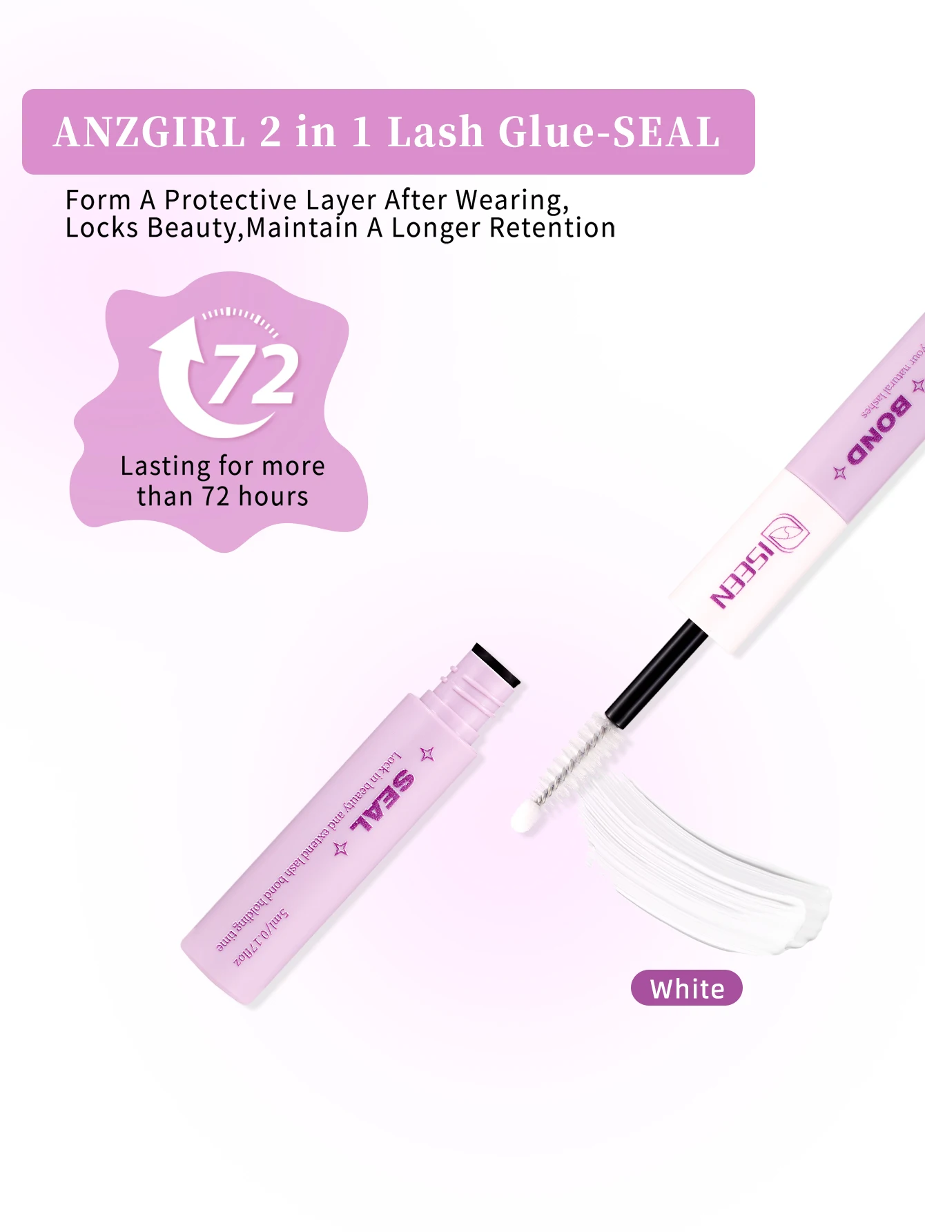DIY-Cluster, Wimpern, natürliche Wimpernverlängerung, segmentierte Wimpern, Wimpernbündel, untere Wimpern mit Bindung und Dichtung, Pinzettenbürste