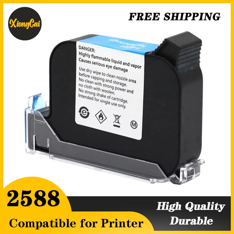 

1pcs JS12 JS12M 600DPI 12.7mm Handheld thermal inkjet Printer Fast Dry Eco Solvent Ink Cartridge