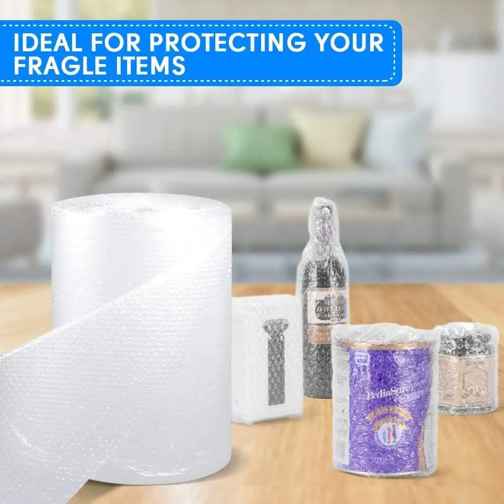Double-Layer Bubble Film Roll 35cm/40cm Width 15m Long Mail Box Filler Express Packaging Fragile Label Protection view 6