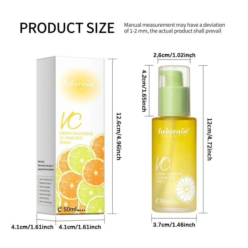 

Green Tangerine Vitamin Dark Spots Care Serums Remove Dark Spots Whitening C1FF
