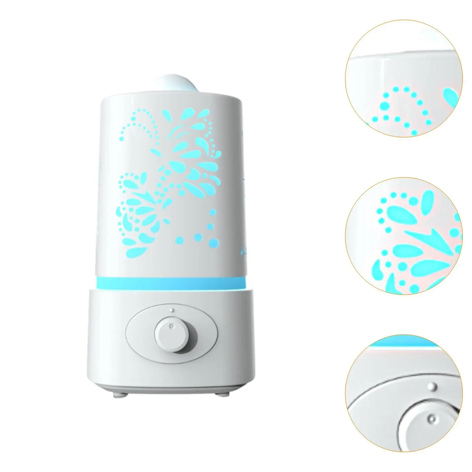 Air Humidifier Desk Humidifier 1.5 L Nightlight Large Capacity Aroma Diffuser