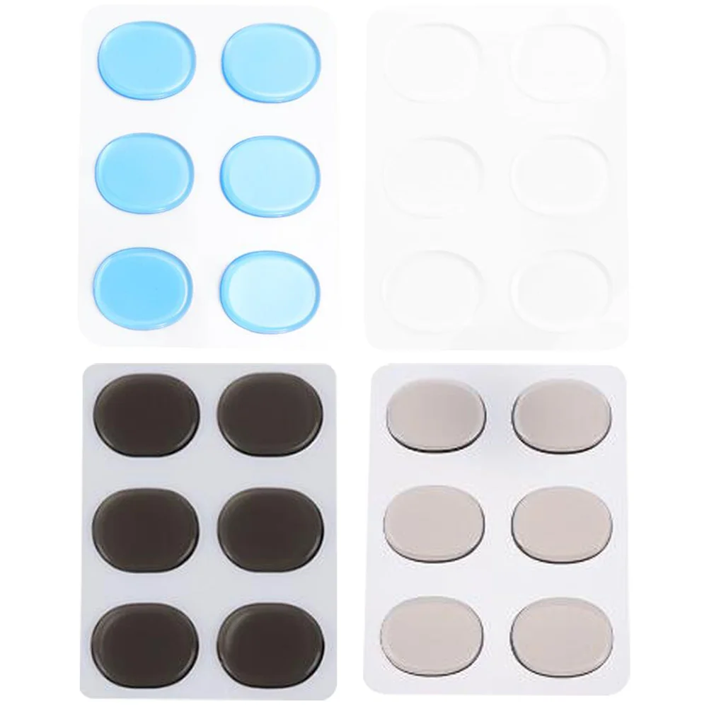 

4 Sheets Silicone Drum Dampening Pads for Noise Reduction Reusable Mute Cushions Professional Drum Accessories Snare Dampeners