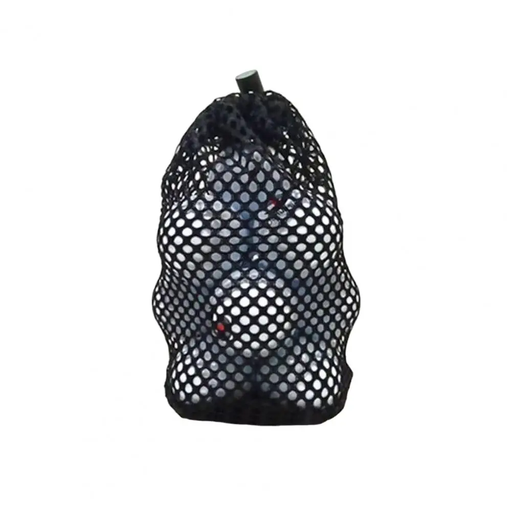 Sac en maille de golf à proximité réglable, portable, nylon, fermeture de ficelle, sac de balle de golf, bain porteur