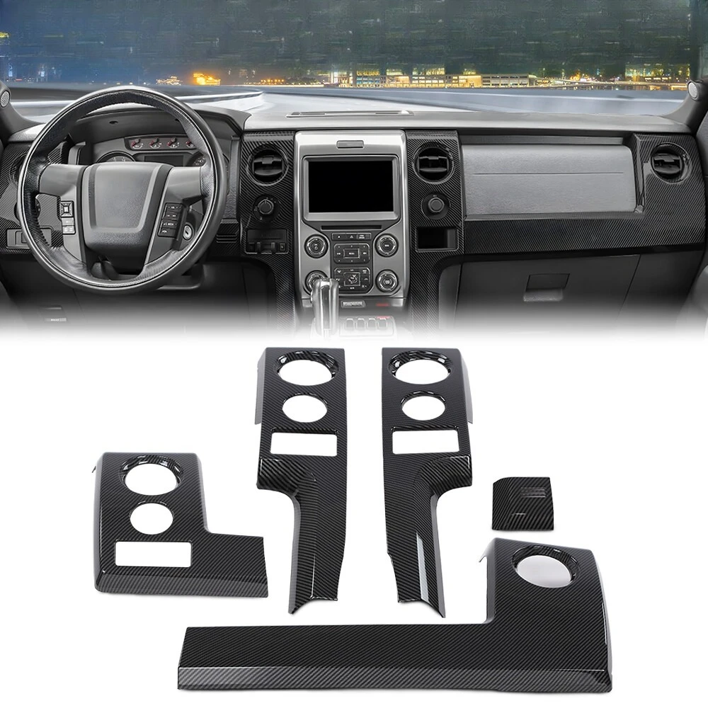

Center Console Dashboard Panel Cover Trim Bezels Fit for Ford F150 2009-2014