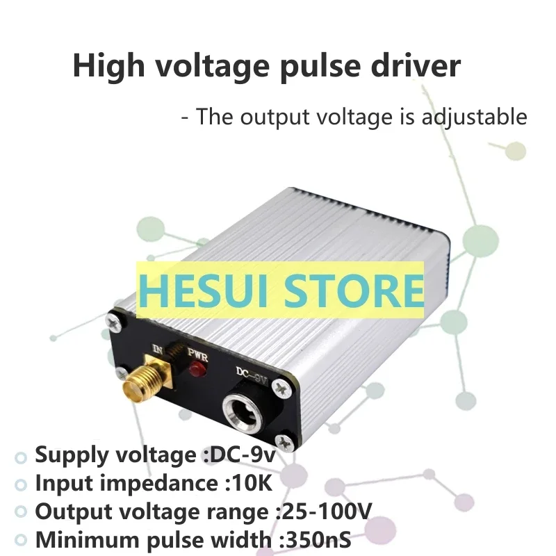 High voltage adjustable pulse drive module piezoelectric ceramic PZT drive controller high voltage output photoelectric detectio