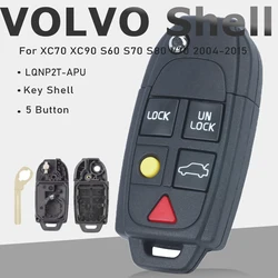 Etui na osłona klucza zdalnego obracana z 5 przyciskami do 1999-2013 VOLVO S60 S80 V70 XC70 XC90
