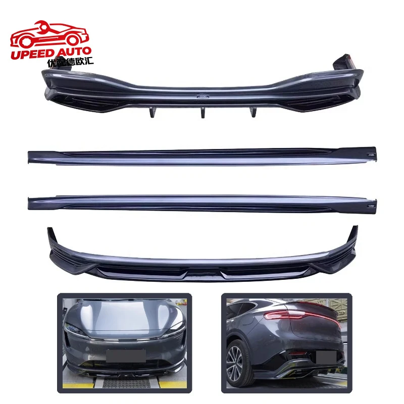 

Suitable for Front Shovel Rear Lip Side Skirts Luxeed R7 2024 Modified Sport Style ABS Material Car Body Kit